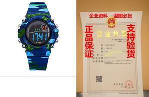Azland Kids KW0001BU Digital  Analog Quartz Camo Watch