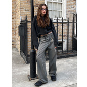 美式 伐木工装 裤 CMF春夏新款 男宽松水洗做旧垂感休闲纯棉直筒裤 潮