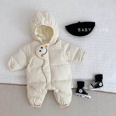 羽绒服保暖可爱云朵连体衣