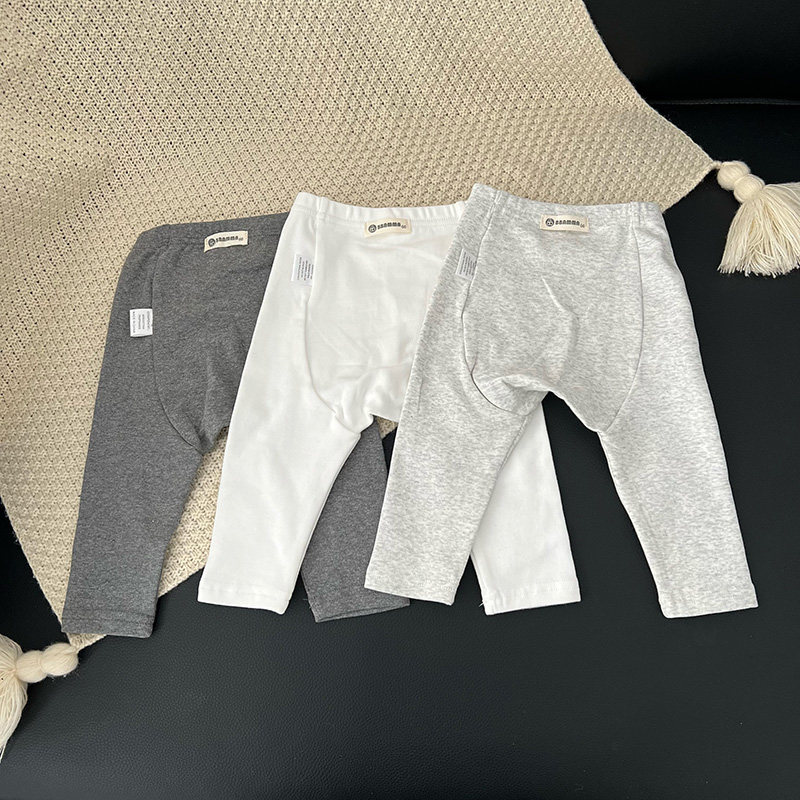 男女宝宝春秋韩版百搭裤子婴幼儿简约大PP裤子春季小童外出打底裤