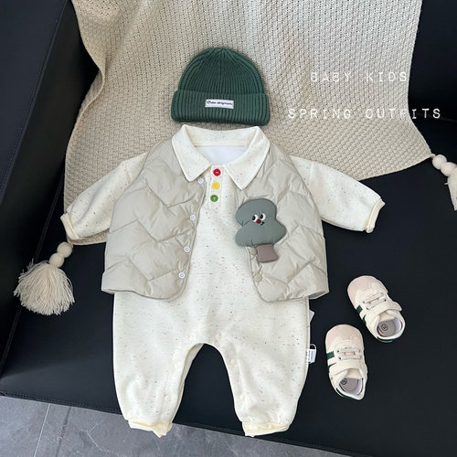 ins秋冬季宝宝轻薄羽绒服外套婴幼儿童冬装百搭内胆冬季外穿马甲