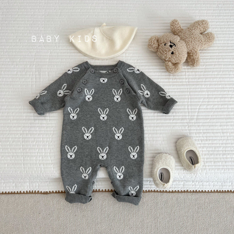 春秋男女宝宝小兔子针织套头连体衣婴幼儿毛线百天周岁哈衣爬爬服,童装/婴儿装/亲子装,连身衣/爬服/哈衣,淘宝优惠券,粉丝福利购,淘宝优惠卷
