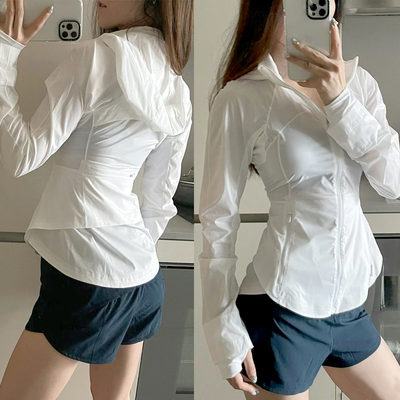 休闲运动女士显瘦透气防晒衣