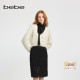 珠片绣花缀饰V领针织开衫 bebe冬季 女士含羊毛羊驼毛法式 430513