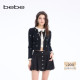 明星同款 bebe2026春季 新款 女士百搭含羊毛针织开衫 130611