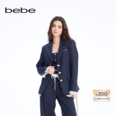 女士高智风休闲宽松通勤西装 bebe2026春季 新款 外套140101
