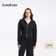bebe秋季 系列女士含羊毛短款 收腰夹克卫衣外套340309