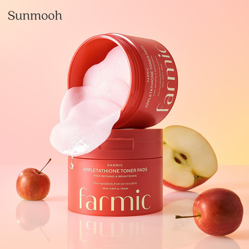 肤色重置farmic苹果甘肽爽肤棉片