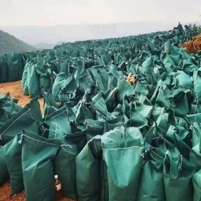 护坡生态袋边坡防护绿化河道防汛环保土工布袋园林植生袋高速公路