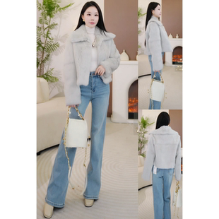 澳同款 兔毛皮草 690g时尚 YLYY 迪 加厚外套X 2519 原1599