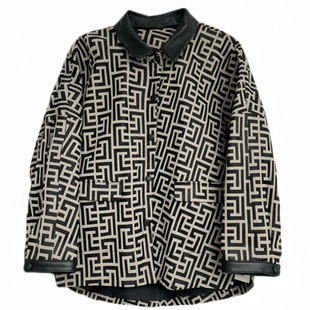 STFS 3皮衣外套真皮气质设计师 3036 小小轻奢