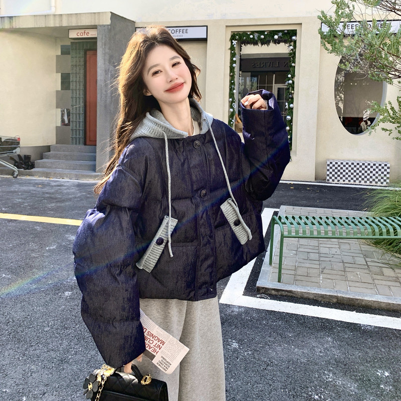 2C221-F215-P365-K548【已出货】新标90绒牛仔羽绒服,女装短外套,2C221