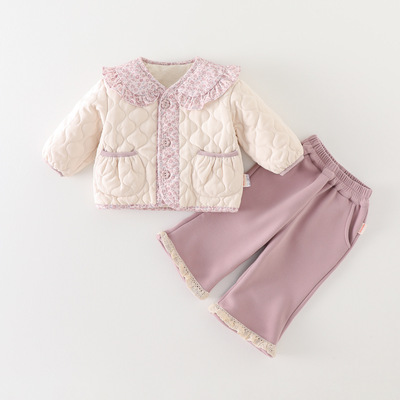 女童棉服外套冬装韩版洋气加绒