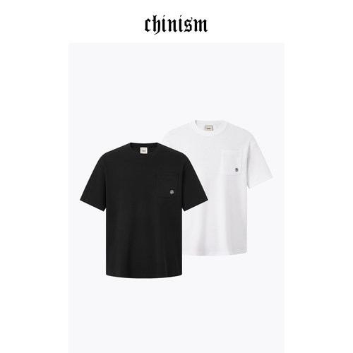 CHINISM赤尘幸运之符短袖T恤男