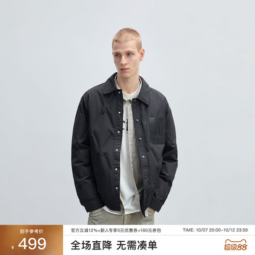 CHINISM三防加厚男衬衫式羽绒服