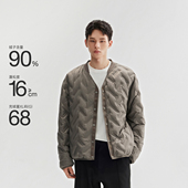 羽绒内胆保暖男士 CHINISM 两面穿轻薄无领羽绒服男冬季 上衣外套