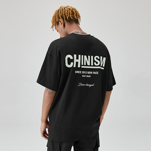 【乃万同款】CHINISM 高光系列 CH印花短袖T恤男潮牌高街宽松半袖