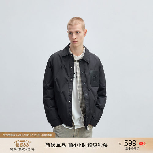 CHINISM三防加厚男衬衫式羽绒服