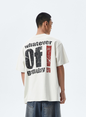 CHINISM丨重磅290G短袖T恤男夏季男生宽松休闲半袖/CXVB21H2007