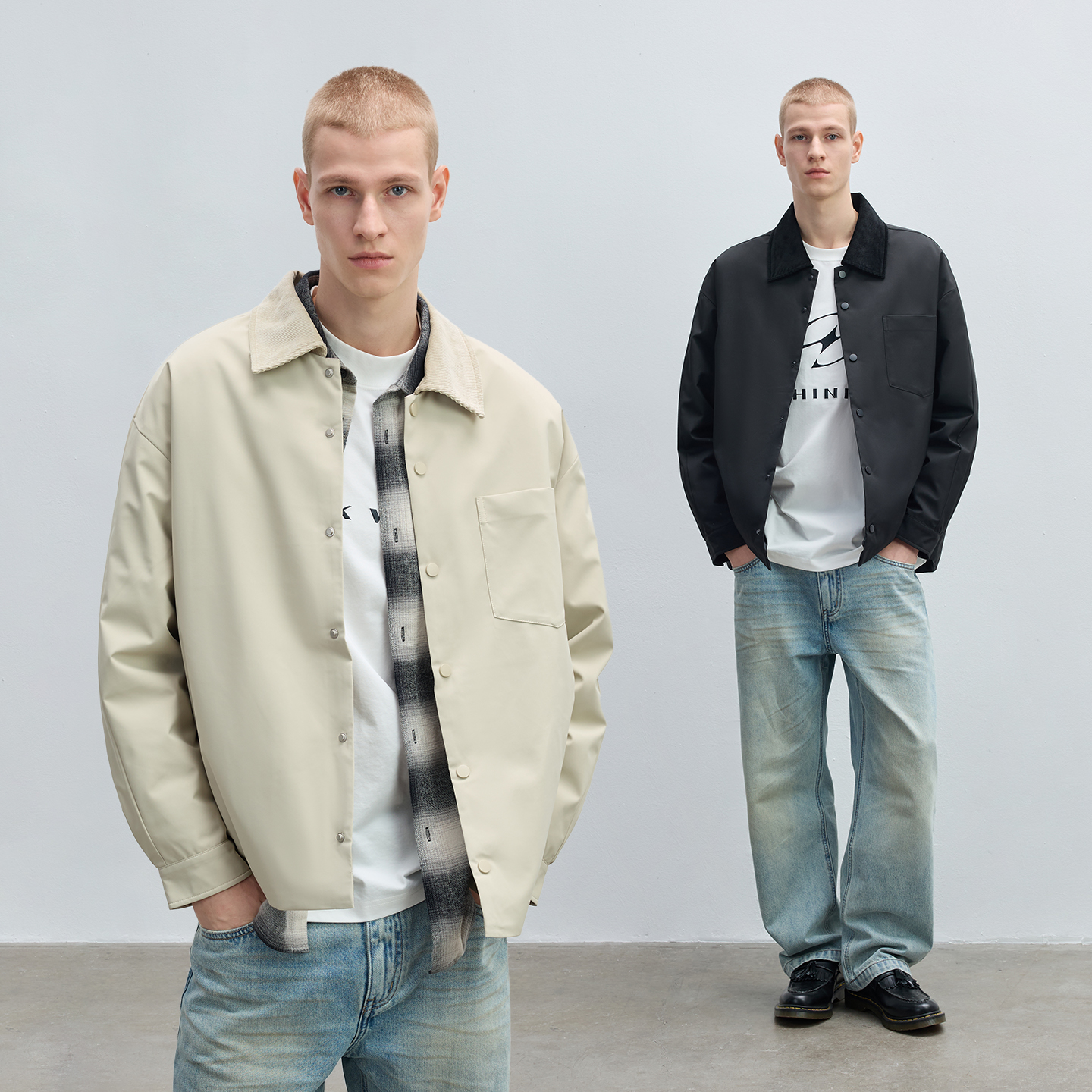 CHINISM赤尘三防短款鸭绒羽绒服