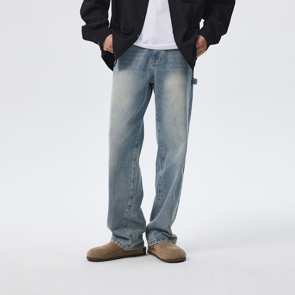 CHINISM赤尘复古牛仔裤男