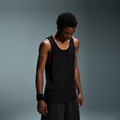 CHINISM t恤 无袖 黑色速干跨栏背心男夏季 运动健身凉感抗菌男士