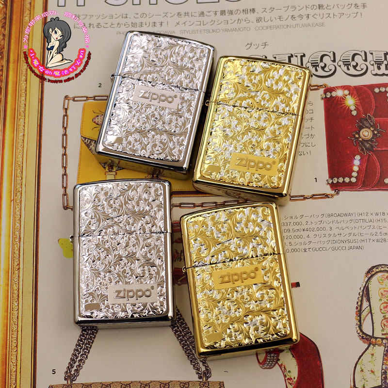 正品zippo打火机日版经典款唐草 金色银色#200#KR-7 KR-8 K-7 K-8|ruв категории ZIPPO/швейцарский армейский нож/очки, бренд зажигалки и аксессуары, ZIPPO/" - от Buy2taobao.com для оказания профессиональной услуги покупки агента Taobao