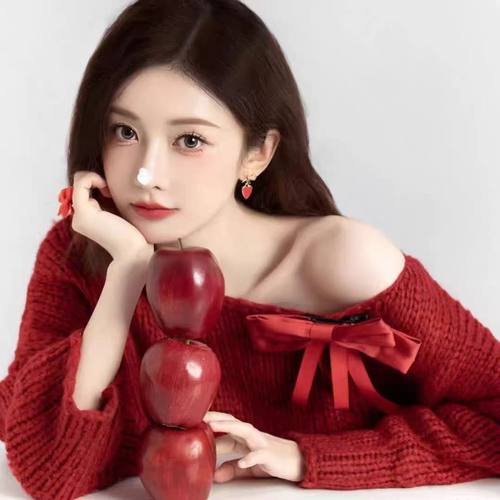 假苹果红色圣诞平安夜蛇果摆件