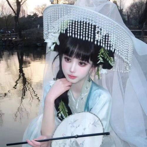 古风花间同款道具汉服斗笠