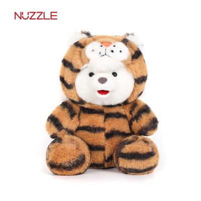 NUZZLE变装DAVE小白熊毛绒玩偶