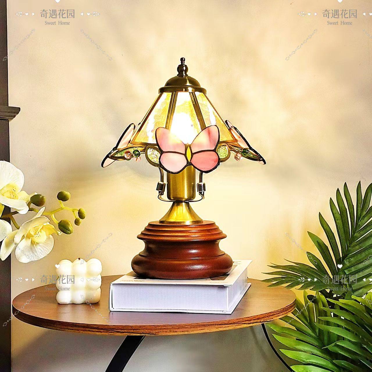 法式中古风台灯卧室床头灯复古客厅装饰灯高级感氛围灯结婚礼物