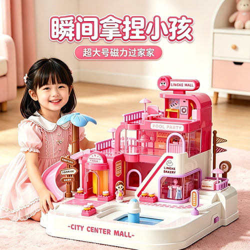 【山拇同款】小伶百货商场磁力屋