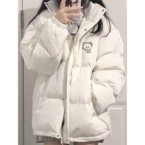 棉服外套女冬季2025年新款宽松加绒加厚学生棉衣保暖2025新款棉袄