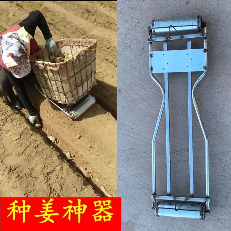 生姜老姜种植种姜神器开沟机器懒人凳全自动多功能运输车农用工具