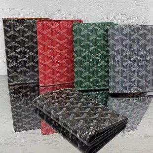 真皮狗牙钱包护照夹保护套护照包旅行机票夹证件包收纳一体卡包