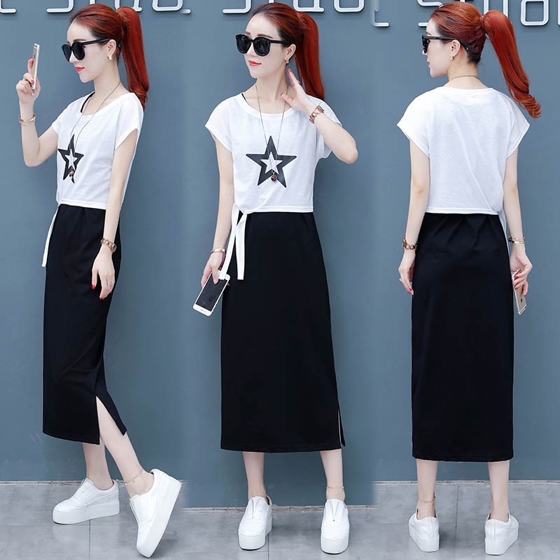 爱依服旗舰店早春两件套装裙子女装夏装2020新款春秋欧贝妮时尚气