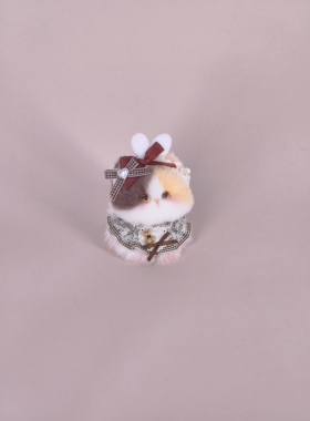 【兔儿三花】原创Lolita风格猫咪汽车摆件成品玩具礼物8cm高