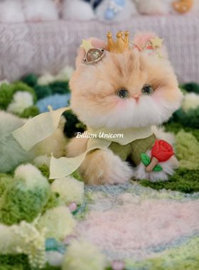 小王子猫咪原创设计成品扭扭棒小猫手工萌宠女生diy玩具汽车摆件