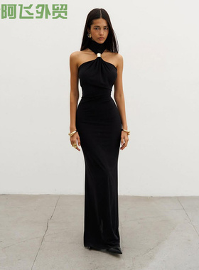 Sexy sleeveless fringe slim fit dress春夏性感修身辣妹抹胸挂