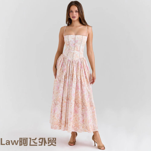 Flatteringsexyfloralprintstrap