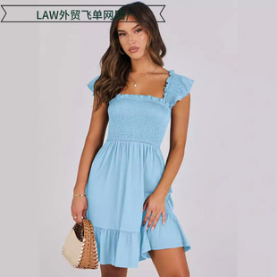 lace Sexy sleeveless fit dress夏蛋糕连衣裙高腰露背飞飞 slim