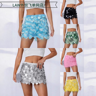 deep camisole top dress大亮片性感辣妹半身 Sexy ball sequin