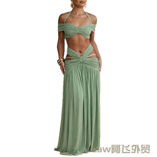 DeepV-neckwomen'slaceupslitsli