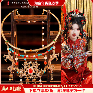 汉服富贵明制合金项圈古风项链晚明风婚嫁汉婚璎珞国风复古宫廷