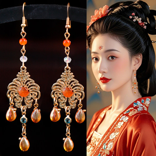 唐风复古宫廷百搭耳钩