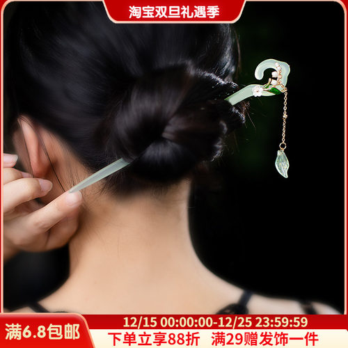 醋酸铃兰气质清新发簪森系