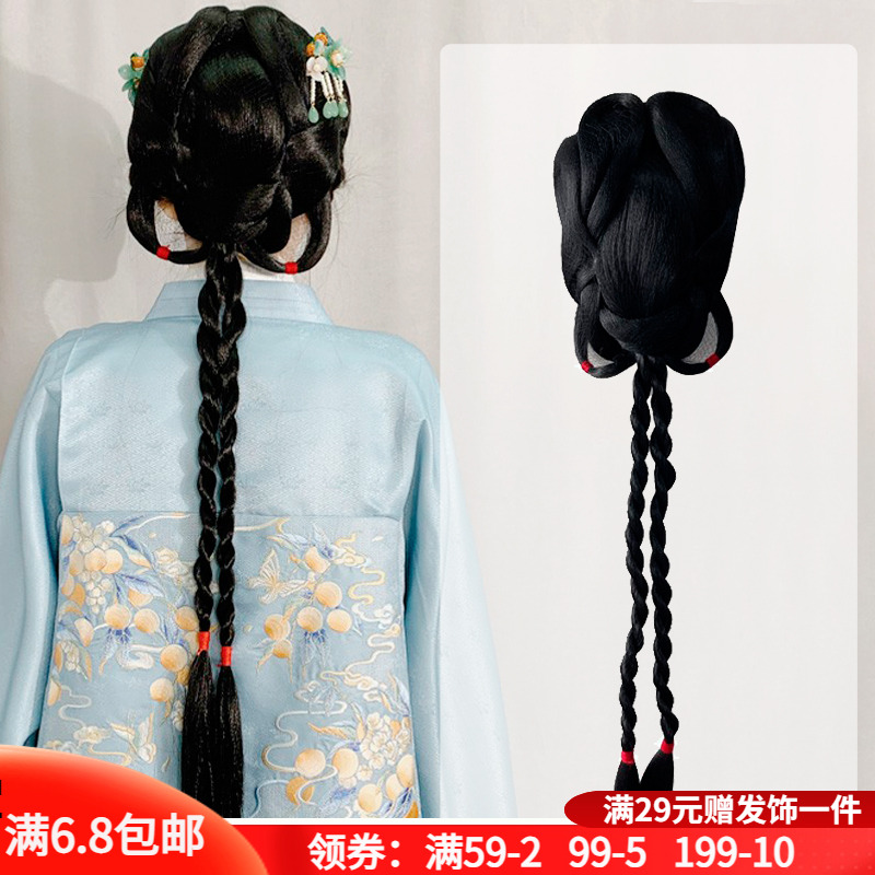 假发高温丝古风发包后区