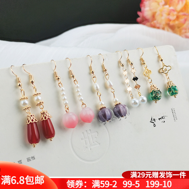 古风女日常百搭耳环配饰