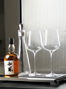现代简约轻奢酒柜餐边柜洋酒红酒杯醒酒器样板房售楼部软装饰品