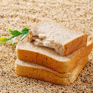 千焙屋家庭装藜麦吐司云朵白吐司粗粮黑麦全麦面包切片328g大包装